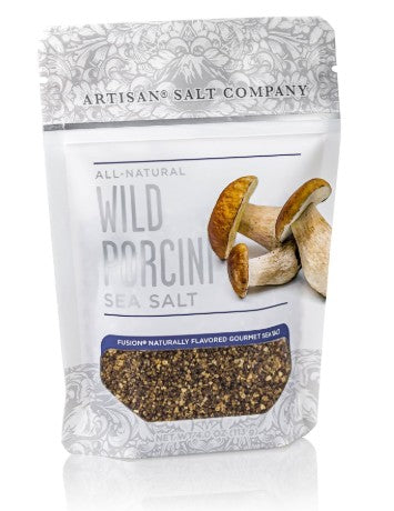 Wild Porcini Sea Salt 4oz Ziptop
