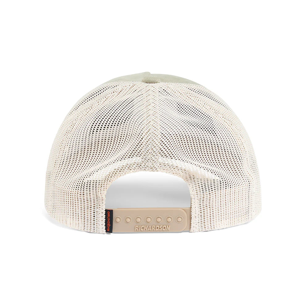 Grundéns Cord Wordmark Trucker Olive