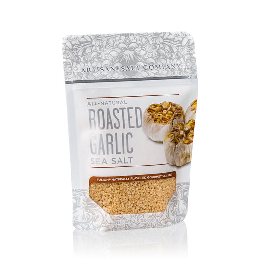 Roasted Garlic Sea Salt 3.5 oz Ziptop