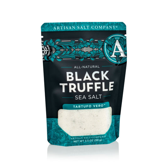 Black Truffle Sea Salt 3.5oz Ziptop