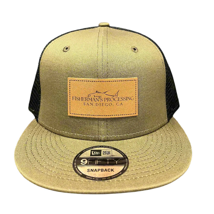 Trucker Hat - Olive/Black Tan Logo