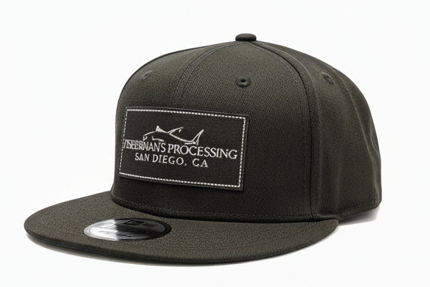 Trucker Hat- Black/Black logo