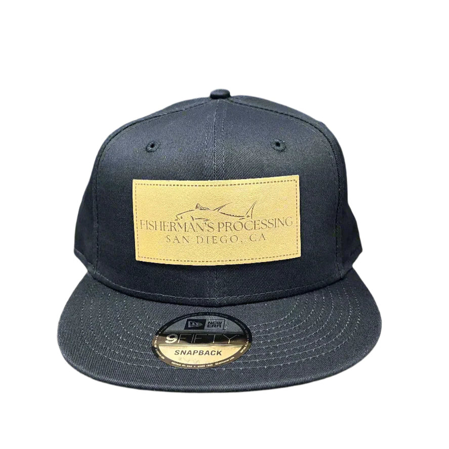 Trucker Hat - Black/ Tan logo