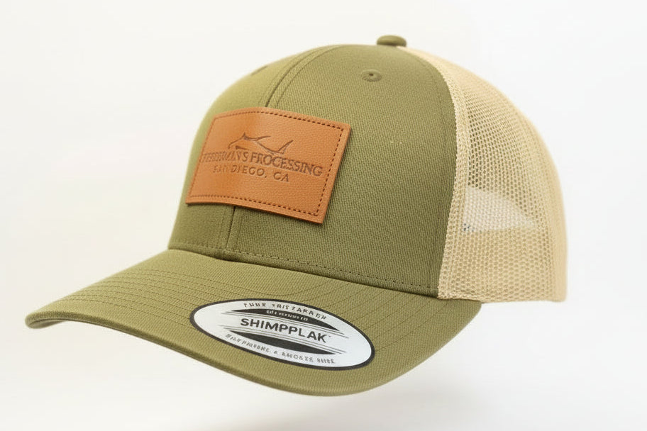 Trucker Hat- Moss Green/Khaki