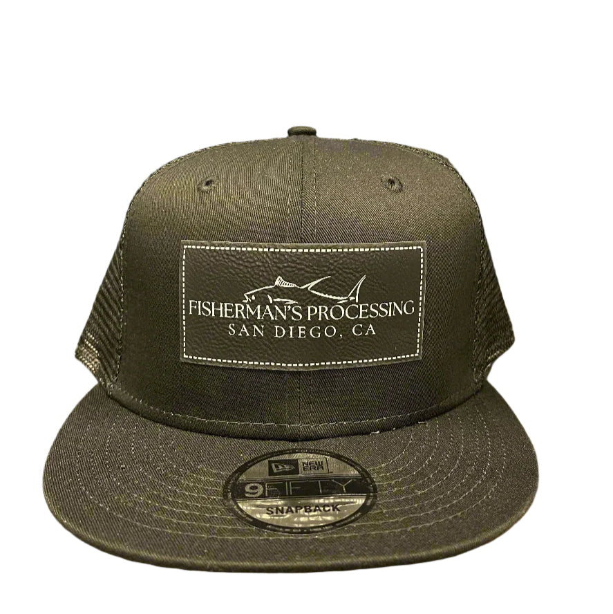 Trucker Hat - Black/Black Mesh & Black Logo